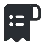 Receipt Item SVG Icon
